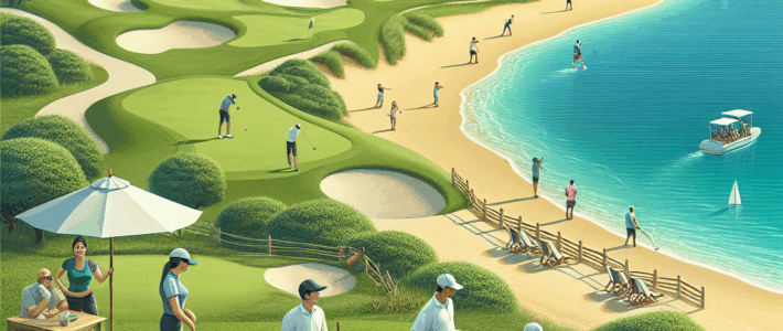 세부에서 즐기는 최상의 해변 골프 경험